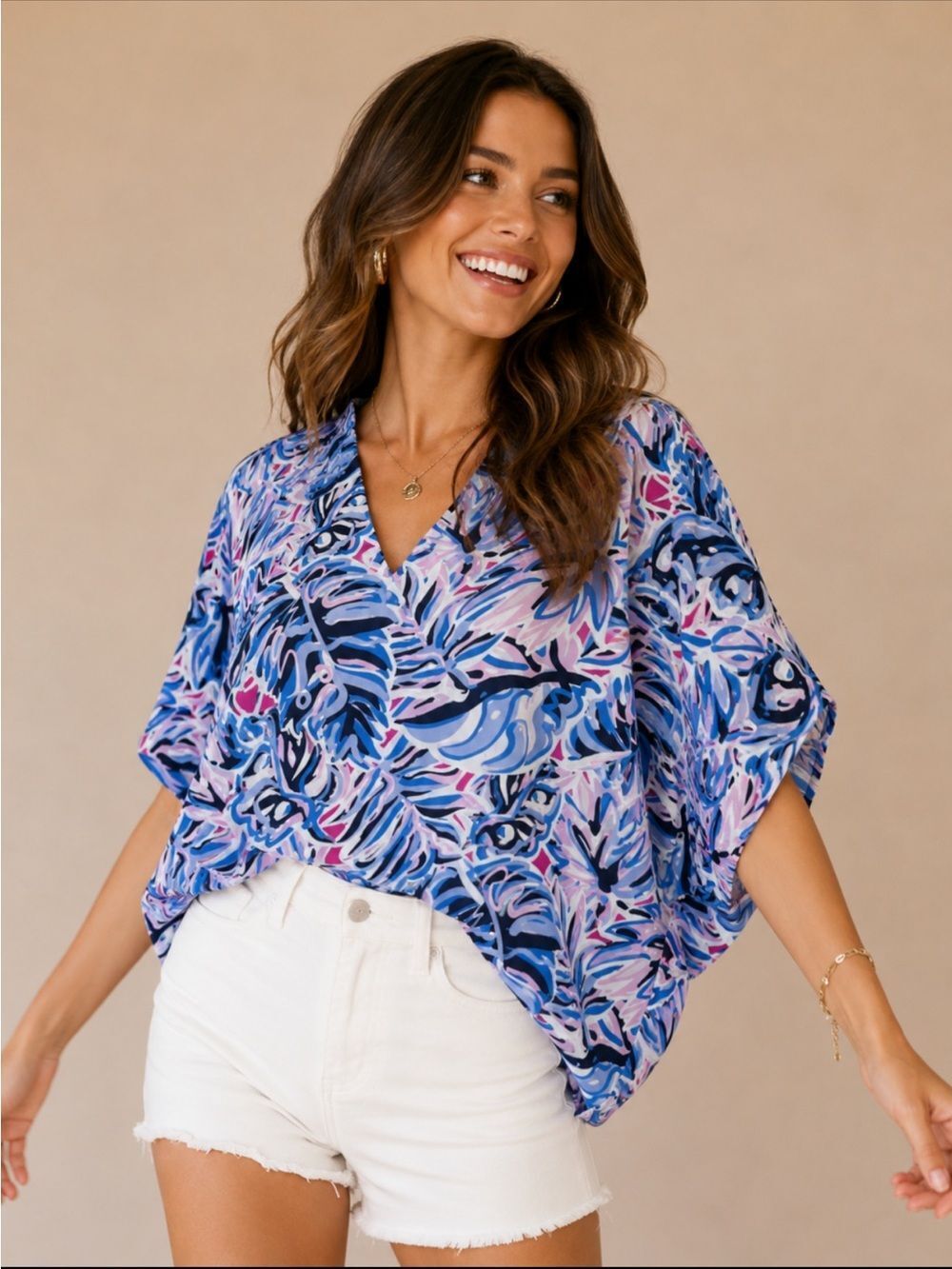 🎉5 for $45🎉 Simply southern top blouse shirt size L